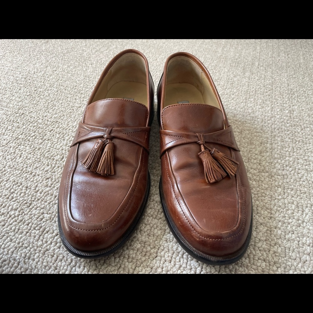 Johnston & Murphy tassel loafers, size 8